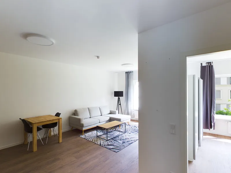 Voll ausgestattetes 2-Zi-Whg mit Fitnessstudio & Concierge in Mitte — photo 1